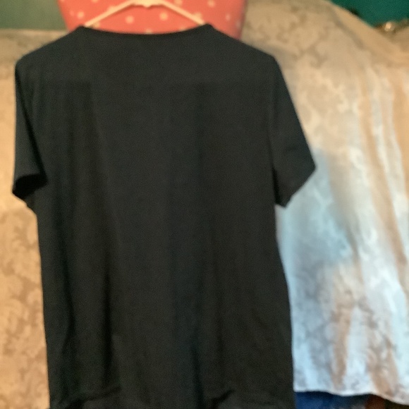 Women’s Black Causl V Neck T Shirt XL - Picture 13 of 15